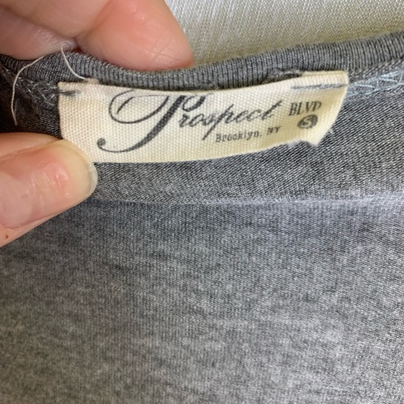 Prospect Blvd Gray Cardigan Small - Picture 2 of 5